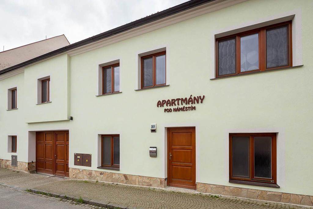 Apartmany Pod Namestim Telč Esterno foto